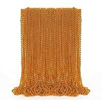 Algopix Similar Product 12 - 50PCS Bead Necklace Orange Bead