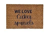 Algopix Similar Product 4 - We Love Cocker Spaniels Door mat