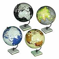 Algopix Similar Product 17 - Benjara BM164984 Globe on Marble Base
