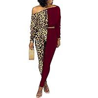 Algopix Similar Product 5 - Nhicdns Women 2 Piece Outfits  Leopard