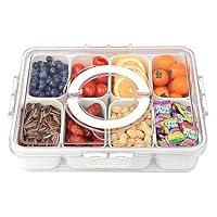 Algopix Similar Product 7 - HAKPNEW Snackle Box Container with Lid