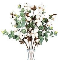 Algopix Similar Product 13 - PACETAP Cotton Stem Decor 25 Balls