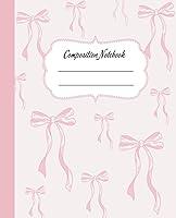 Algopix Similar Product 10 - Coquette Composition Notebook Girly