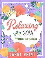 Algopix Similar Product 11 - Relaxing Word Search 20th Century Large