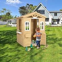 Algopix Similar Product 3 - MACHOME Wooden Playhouse for Kids