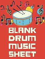 Algopix Similar Product 17 - Blank Drum Sheet Music Music