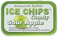 Algopix Similar Product 12 - ICE CHIPS Sour Apple Candy, 1.76 Ounce