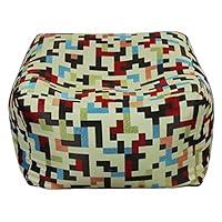 Algopix Similar Product 14 - Benjara Benzara Fabric Pouf Ottoman