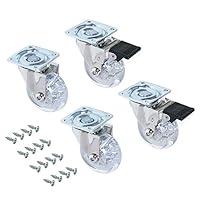 Algopix Similar Product 17 - Emuca 2036020 Pack of 4 Transparent