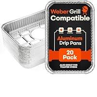 Algopix Similar Product 16 - 20 Pack Weber Compatible Drip Pans 