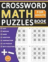 Algopix Similar Product 6 - Basic Math Crossword Puzzles Book For