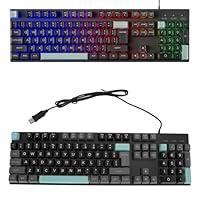 Algopix Similar Product 17 - Zunate Wired Gaming Keyboard USB