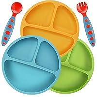 Algopix Similar Product 10 - PandaEar Divided Unbreakable Silicone