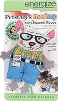 Algopix Similar Product 7 - Petstages 733 Madcap Geeky Squeek Mouse