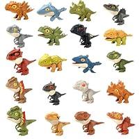 Algopix Similar Product 12 - XJKLBYQ Mini Dinosaur Figures for Kids