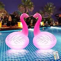 Algopix Similar Product 1 - Solar Flamingo Floating LED Pool Lights