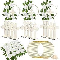 Algopix Similar Product 13 - Wesiti 48 Pcs Baptism Centerpiece