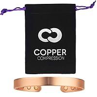 Algopix Similar Product 15 - Bracciale in rame puro a compressione