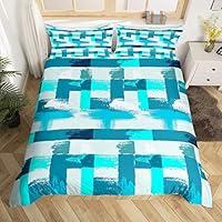 Algopix Similar Product 14 - Teal Bedding Set Twin Size Turquoise