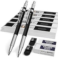 Algopix Similar Product 19 - Nicpro 2mm Metal Mechanical Pencil Set