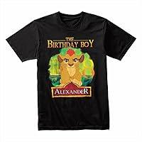 Algopix Similar Product 9 - Personalized Lion Birthday Shirt Lion