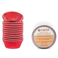 Algopix Similar Product 16 - Gifbera Standard Red Foil Cupcake