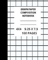 Algopix Similar Product 7 - Graph Paper Composition Notebook For