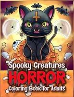 Algopix Similar Product 11 - Spooky Creatures Horror Coloring Book