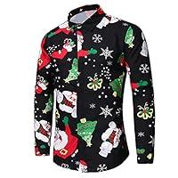 Algopix Similar Product 4 - Christmas Button Down Shirts for Men