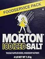 Algopix Similar Product 1 - Morton Iodized Table Salt - 4lb. Box