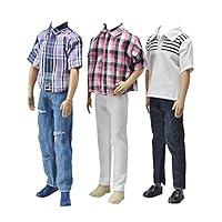 Algopix Similar Product 14 - ETING 3 Sets Fashion Casual Wear Plaid