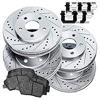 Algopix Similar Product 3 - PowerSport Front Rear Brakes and Rotors