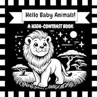 Algopix Similar Product 17 - Hello Baby Animals  Black and White