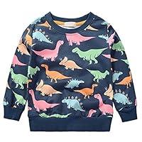 Algopix Similar Product 17 - Little Boys Dinosaur Sweatshirt Toddler