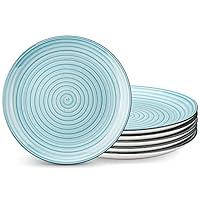 Algopix Similar Product 1 - vancasso Bonbon Dinner Plates Set of 6