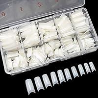 Algopix Similar Product 11 - krofaue 500PCS Half Cover False Nails