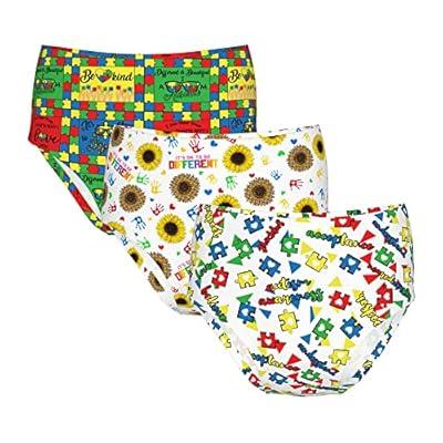 Girl's Underwear Size6/Size8 Kids Pure Cotton Soft Skin-friendly Breathable  and Comfort Briefs (Pack of 6)…