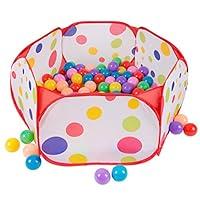 Algopix Similar Product 11 - Kids Popup Sixsided Ball Pit Tent