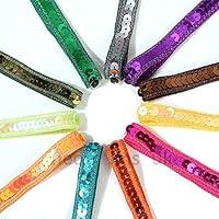 Algopix Similar Product 2 - Unique Single Line SequinsRibbon
