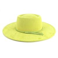 Algopix Similar Product 12 - LIDHAY Wide Brim Fedora Hat for Men