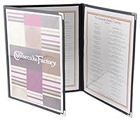 Algopix Similar Product 9 - Set of Ten Tri Fold Menu Holder 85 x
