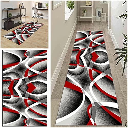 2' x 3' Morden Geometry Non-Slip Front Door Mat PVC Entryway Rug