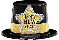 Algopix Similar Product 1 - Tricolor Glitter New Year Top Hat  5