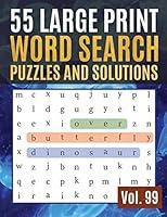 Algopix Similar Product 6 - 55 Large Print Word Search Puzzles and