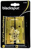 Algopix Similar Product 5 - Blackspur BBBH085 Pair of Brass Plated