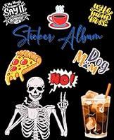 Algopix Similar Product 17 - My Favorite Sticker Album  Black Cover