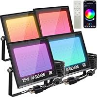 Algopix Similar Product 2 - AFSEMOS RGB 25W（4 Pack）