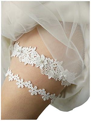 Floral Tulle & Lacey Wedding Garter