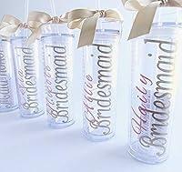 Algopix Similar Product 9 - Bridesmaid tumbler gift bridal party