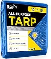 Algopix Similar Product 10 - MultiPurpose Blue Poly Tarp Cover